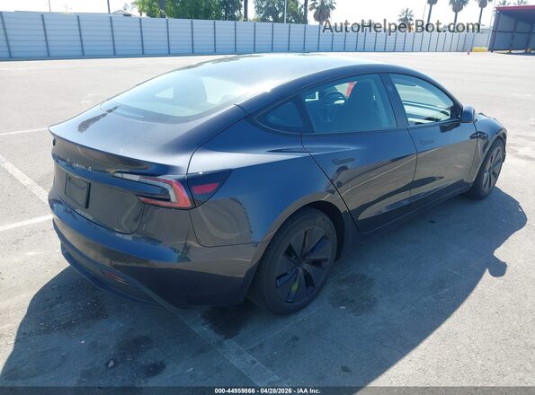 5YJ3E1EA2SF987341 2025 TESLA MODEL 3 Gray Trasero derecho