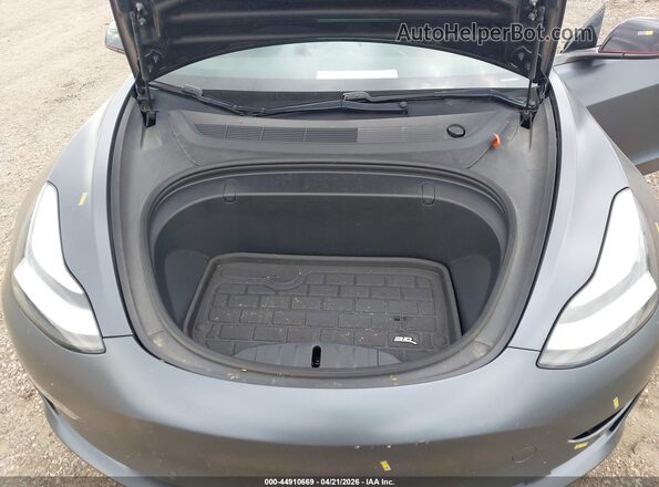 5YJ3E1EB0KF520685 2019 TESLA MODEL 3 Gray Հետևի տեսք