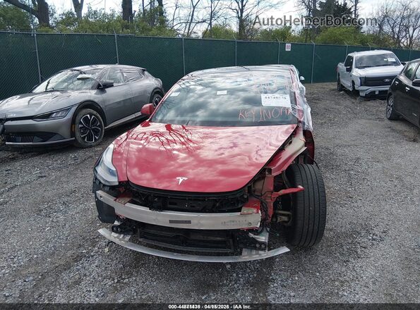 5YJ3E1EB0MF988130 2021 TESLA MODEL 3 Красный Вид спереди