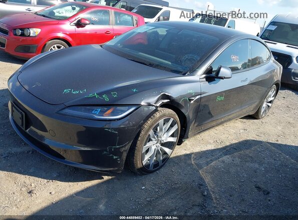 5YJ3E1EB1RF734353 2024 TESLA MODEL 3 Black Vista tres cuartos delantera izquierda