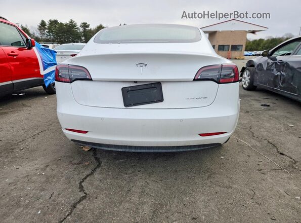 5YJ3E1EB2LF620871 2020 TESLA MODEL White Vista trasera