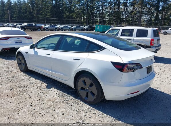 5YJ3E1EB2NF342136 2022 TESLA MODEL 3 White 