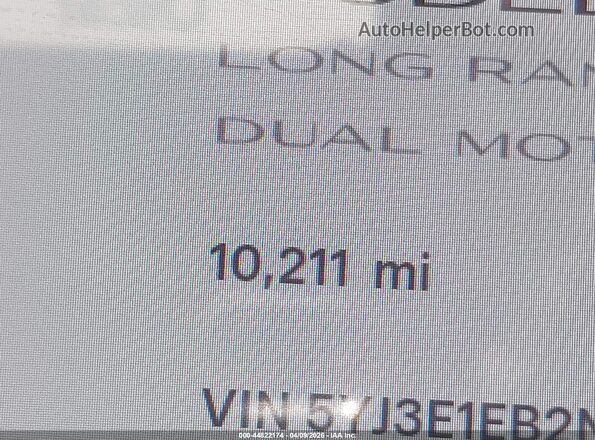 5YJ3E1EB2NF342136 2022 TESLA MODEL 3 White 
