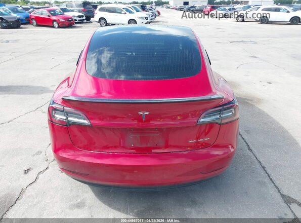 5YJ3E1EB3JF075065 2018 TESLA MODEL 3 Red 