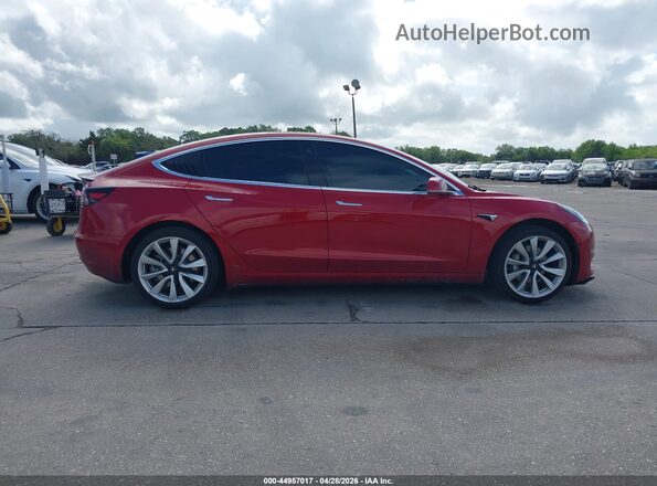 5YJ3E1EB3JF075065 2018 TESLA MODEL 3 Red 