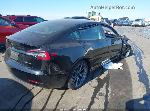 5YJ3E1EB3NF185040 2022 TESLA MODEL 3 Black Trasero derecho