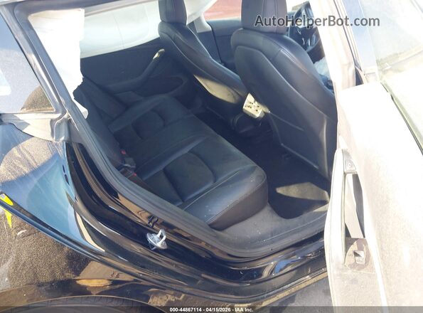 5YJ3E1EB3NF185040 2022 TESLA MODEL 3 Black Vista de la etiqueta del VIN