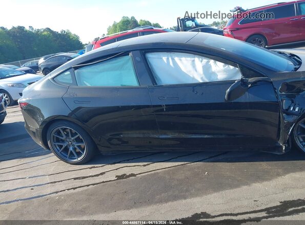 5YJ3E1EB3NF185040 2022 TESLA MODEL 3 Black Vista del cuadro de instrumentos