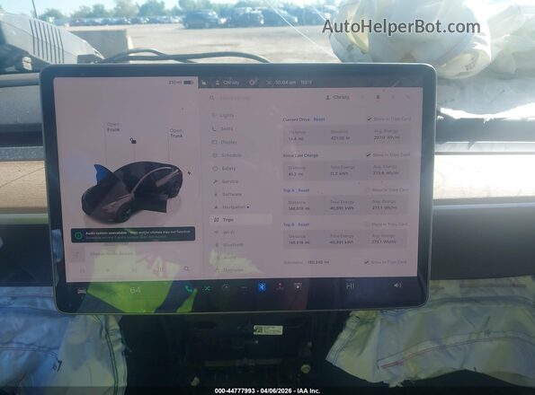 5YJ3E1EB3NF228548 2022 TESLA MODEL 3 Gray Հետևի նստատեղերի տեսք