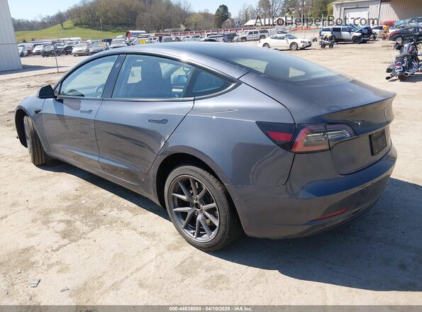 5YJ3E1EB3NF260982 2022 TESLA MODEL 3 Black Rear left