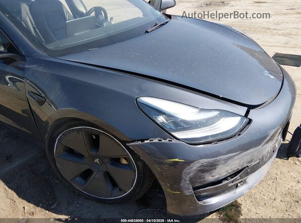 5YJ3E1EB3NF260982 2022 TESLA MODEL 3 Black Front view