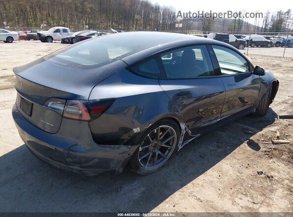 5YJ3E1EB3NF260982 2022 TESLA MODEL 3 Black Rear right