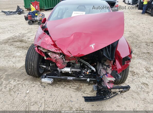 5YJ3E1EB3RF843249 2024 TESLA MODEL 3 Red წინა ხედი