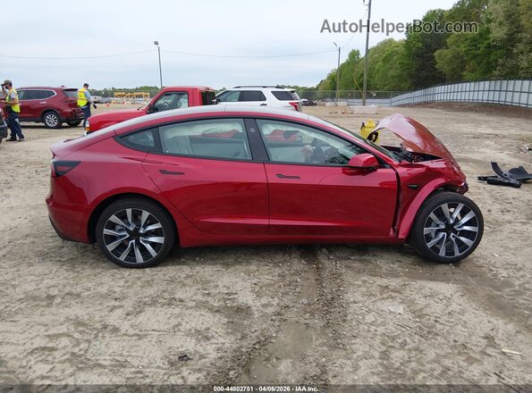 5YJ3E1EB3RF843249 2024 TESLA MODEL 3 Red სალონის 360-გრადუსიანი ხედი