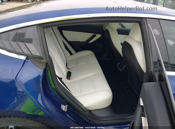 5YJ3E1EB4KF192638 2019 TESLA MODEL 3 Blue VIN sticker view