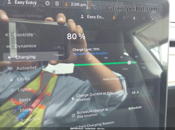 5YJ3E1EB5LF717403 2020 TESLA MODEL 3 Blue 