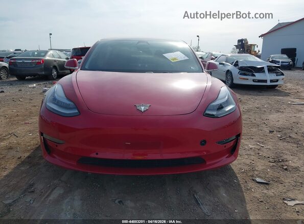 5YJ3E1EB6JF091535 2018 TESLA MODEL 3 Red Vista del cuadro de instrumentos