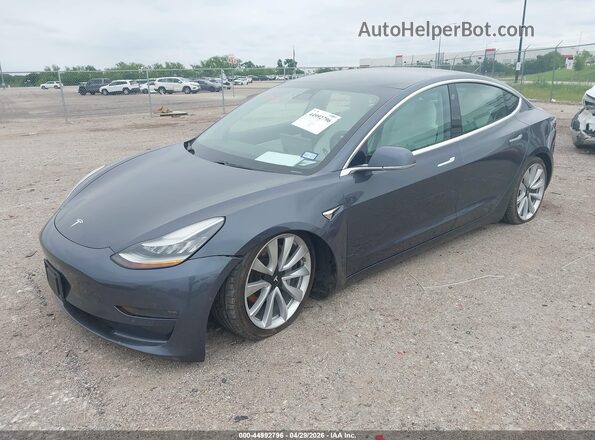 5YJ3E1EB7KF391604 2019 TESLA MODEL 3 Gray Front left