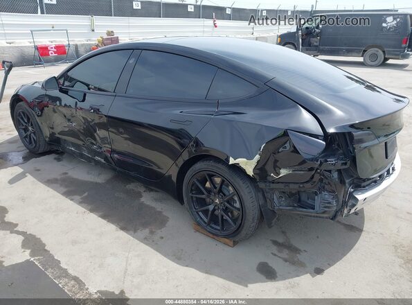 5YJ3E1EB8NF160909 2022 TESLA MODEL 3 Black Rear left