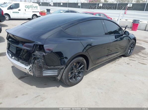5YJ3E1EB8NF160909 2022 TESLA MODEL 3 Black Rear right