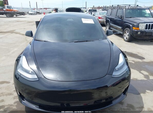 5YJ3E1EB8NF160909 2022 TESLA MODEL 3 Black Rear interior view