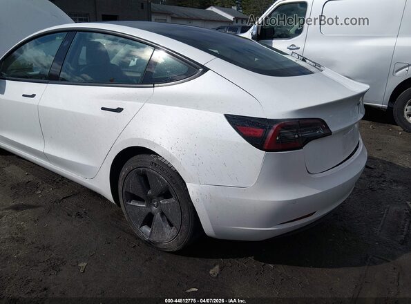 5YJ3E1EBXMF056355 2021 TESLA MODEL 3 White Հետևի ձախ