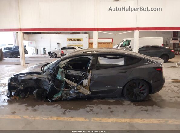 5YJ3E1EC1PF709507 2023 TESLA MODEL 3 Gray 