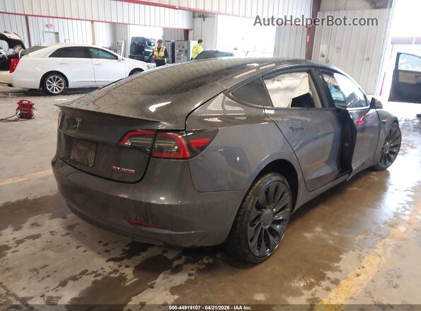 5YJ3E1EC1PF709507 2023 TESLA MODEL 3 Gray 