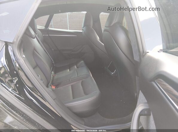 5YJSA1E5XMF448768 2021 TESLA MODEL S Black Vista de la etiqueta del VIN
