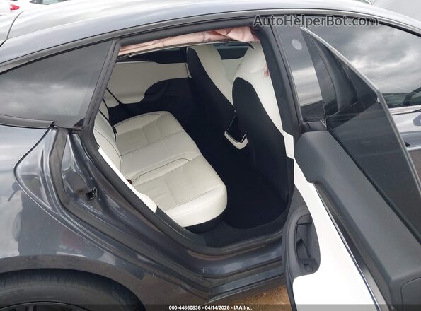 5YJSA1E6XMF450867 2021 TESLA MODEL S Gray VIN sticker view