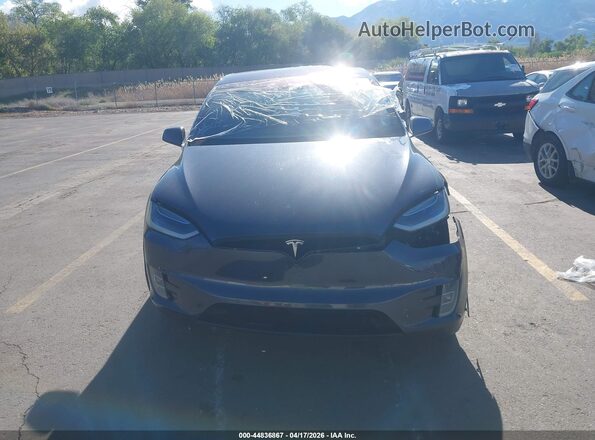 5YJXCAE43GFS00745 2016 TESLA MODEL X Серый Вид щитка приборов