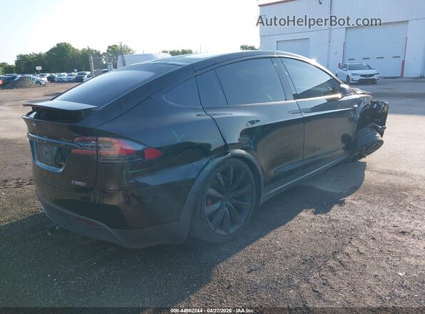 5YJXCBE44JF138091 2018 TESLA MODEL X Black Հետևի աջ