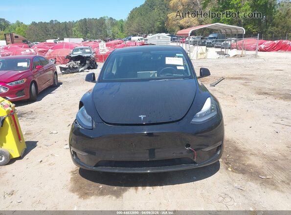 5YJYGAEE3MF112582 2021 TESLA MODEL Y Black Widok zestawu wskaźników