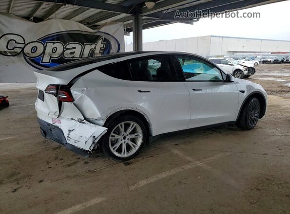5YJYGDED2MF192725 2021 TESLA MODEL White Задня права чверть