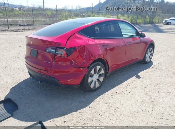 5YJYGDEE1MF083682 2021 TESLA MODEL Y Red Tył prawy