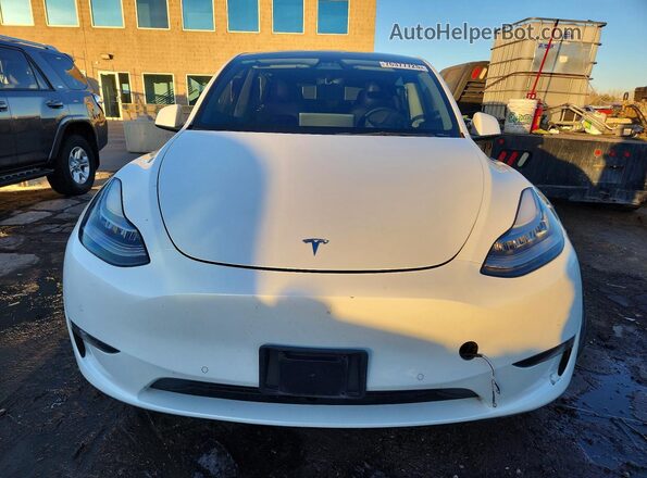 5YJYGDEE1MF267181 2021 TESLA MODEL Белый Вид спереди