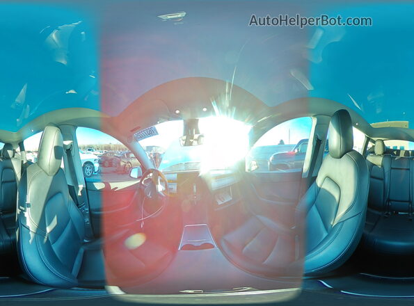 5YJYGDEE1MF267181 2021 TESLA MODEL Белый Панорамный вид салона 360°