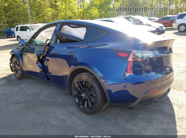 5YJYGDEE1MF293974 2021 TESLA MODEL Y Синий Задняя левая четверть