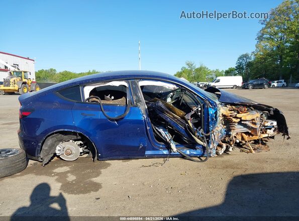 5YJYGDEE1MF293974 2021 TESLA MODEL Y Синий Вид щитка приборов