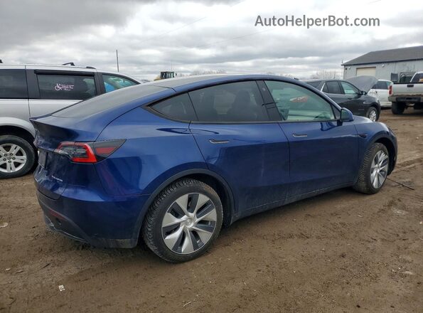 5YJYGDEE3MF114883 2021 TESLA MODEL Blue Rear right