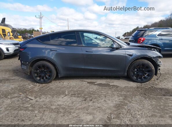 5YJYGDEE3MF184528 2021 TESLA MODEL Y Серый Вид задней части салона