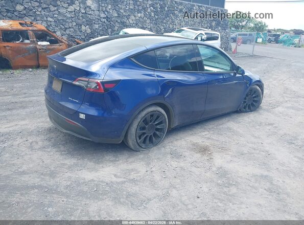 5YJYGDEE4MF198664 2021 TESLA MODEL Y Blue Задня права чверть