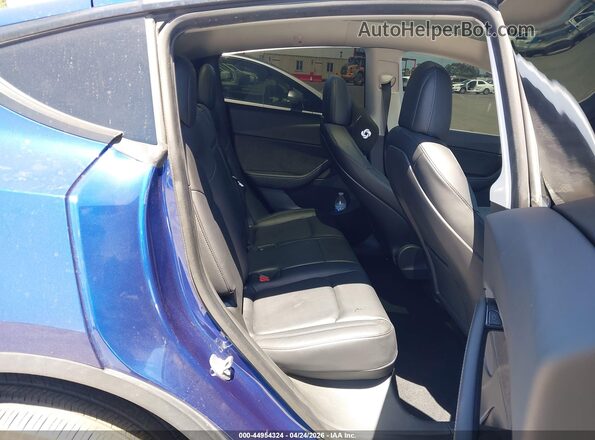 5YJYGDEE5LF053079 2020 TESLA MODEL Y Blue Vista de la etiqueta del VIN