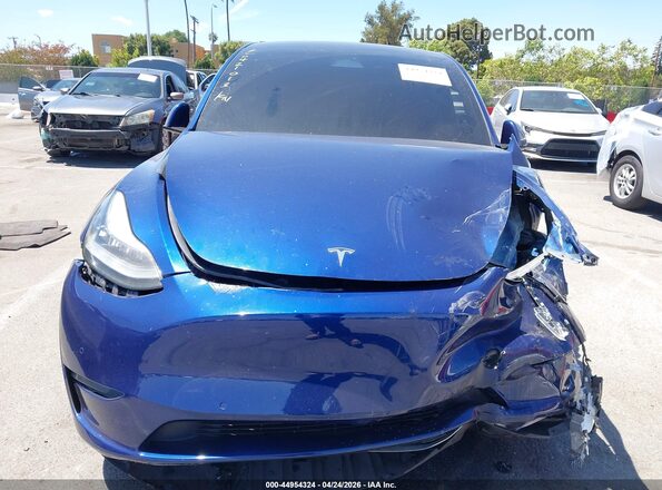 5YJYGDEE5LF053079 2020 TESLA MODEL Y Blue Vista del cuadro de instrumentos