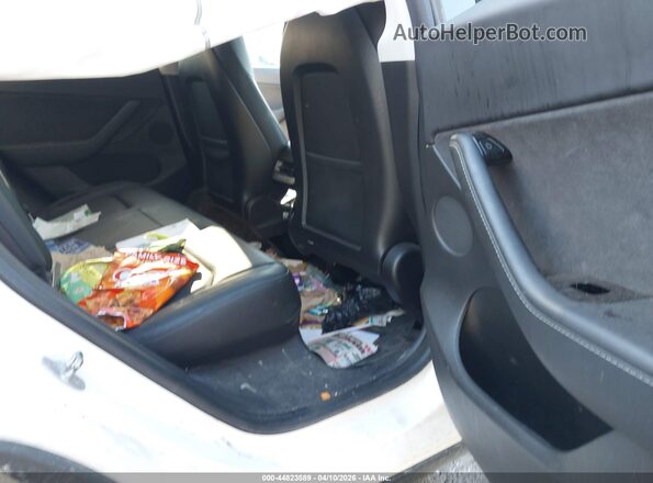 5YJYGDEE6LF035965 2020 TESLA MODEL Y White Vista de la etiqueta del VIN