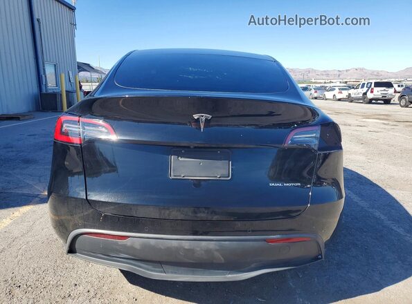 5YJYGDEE7MF076445 2021 TESLA MODEL Black Rear view