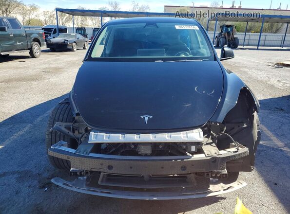 5YJYGDEE7MF076445 2021 TESLA MODEL Black Front view