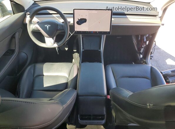 5YJYGDEE7MF076445 2021 TESLA MODEL Black Dashboard view