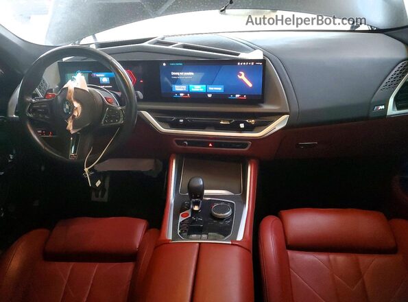 5YM23CS00P9S24011 2023 BMW XM Black წინა პანელის ხედი