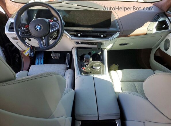 5YM23CS00P9S53038 2023 BMW XM Black Առջևի վահանակի տեսք